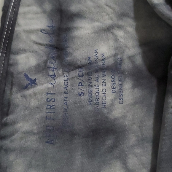 American eagle outfitters tye dye gray halter top. - Picture 6 of 6